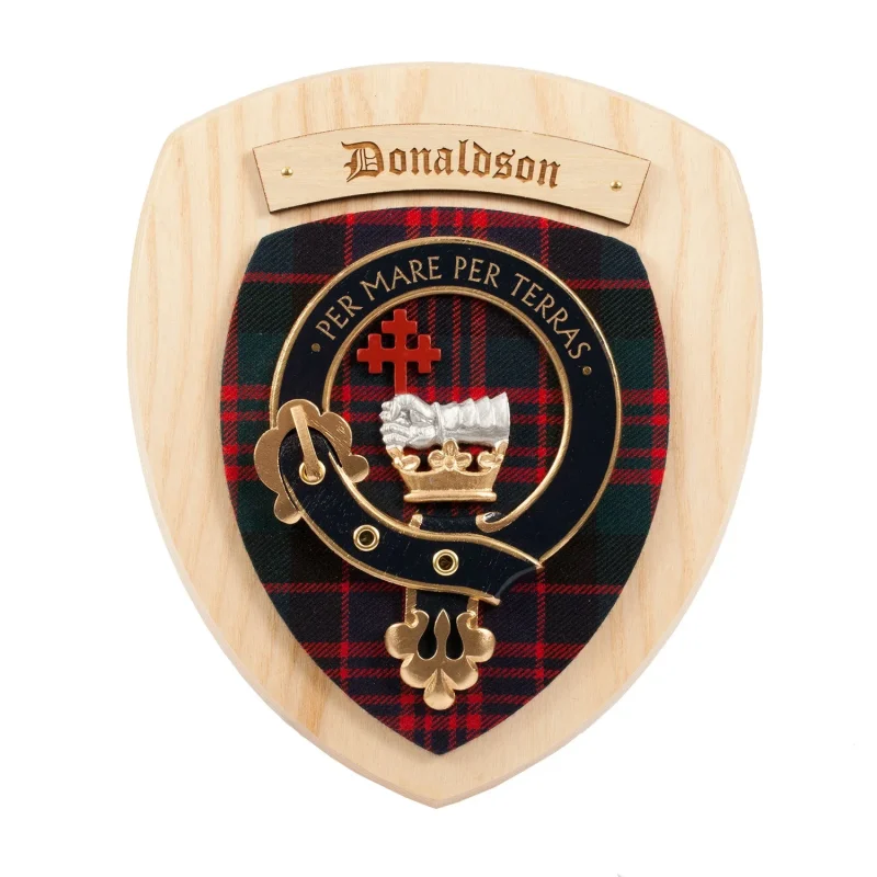 donaldson clan wall plaque