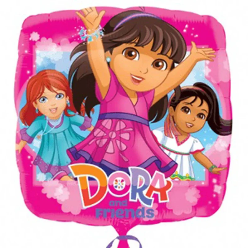 dora friends foil balloon party decoration