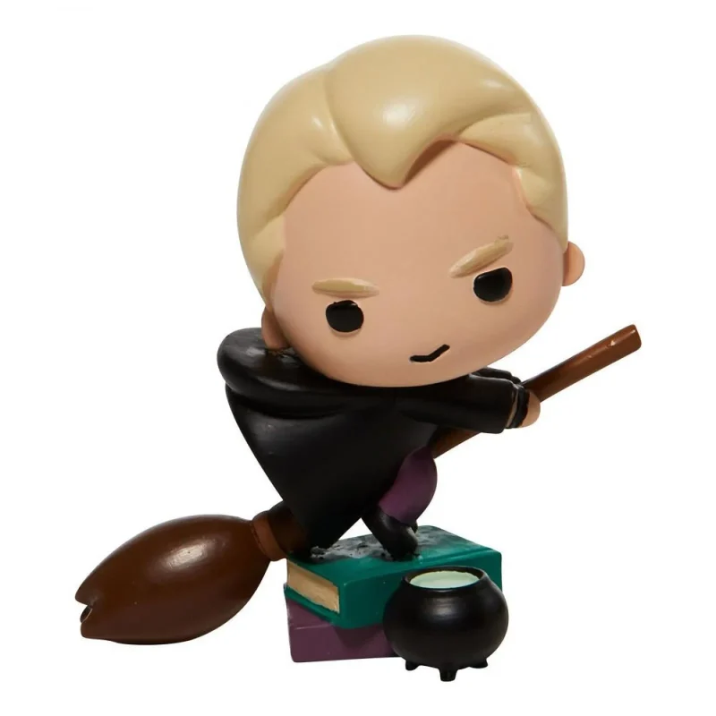 draco malfoy broom charm figurine