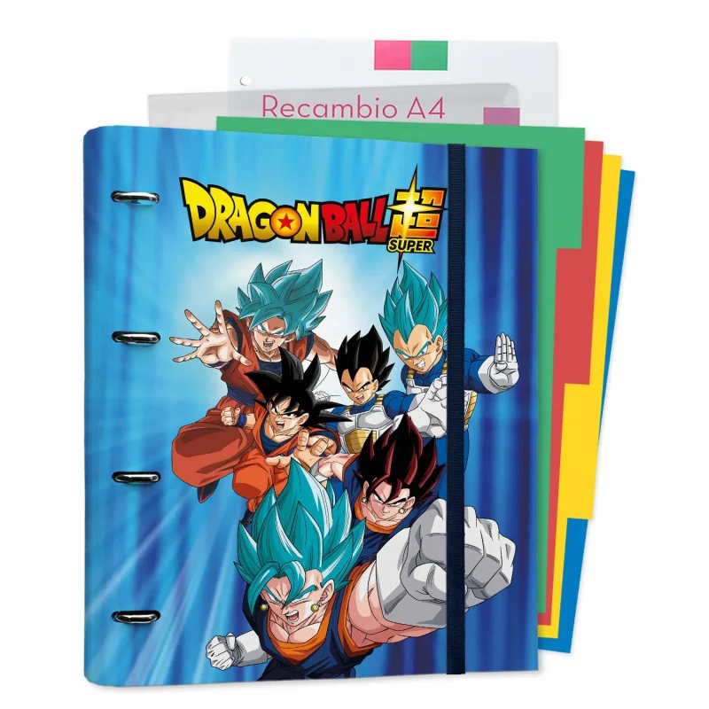 dragon ball 4 ring binder with 100 sheets dvd storage