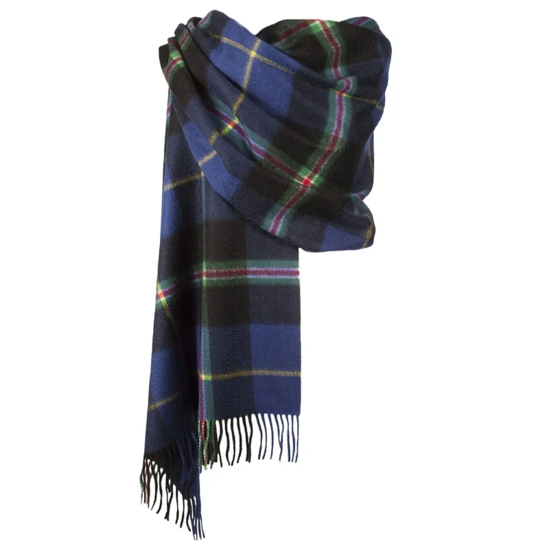 dunedin cashmere big check scarf italian style