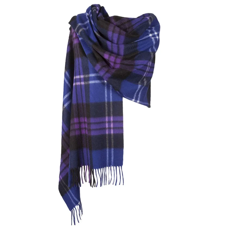 dunedin cashmere big check stole heritage of scotland