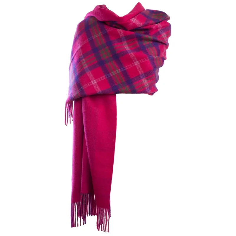 dunedin cashmere double sided pink stole