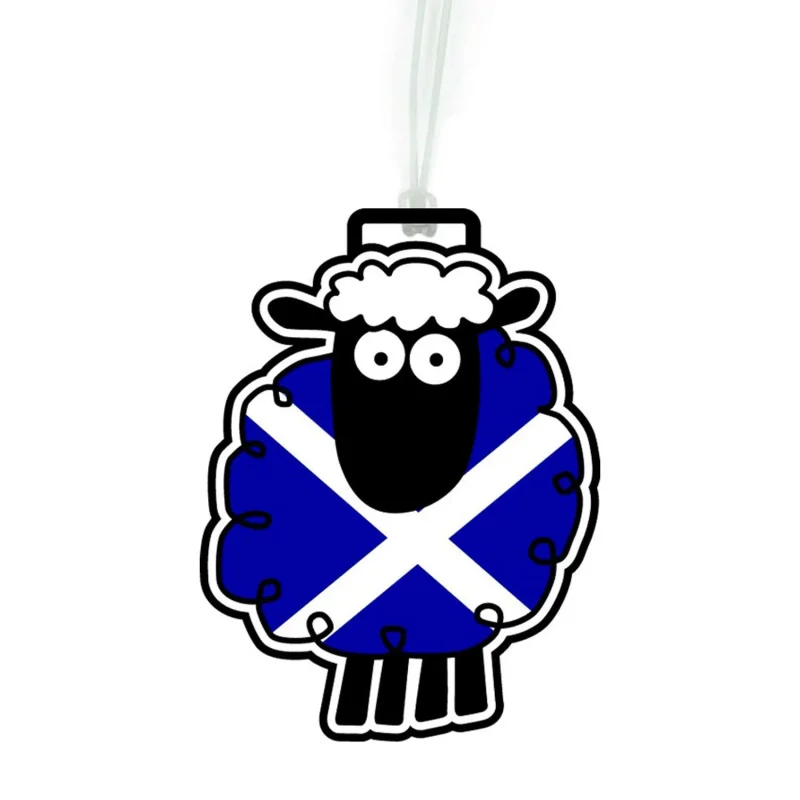 eco friendly sheep luggage tag