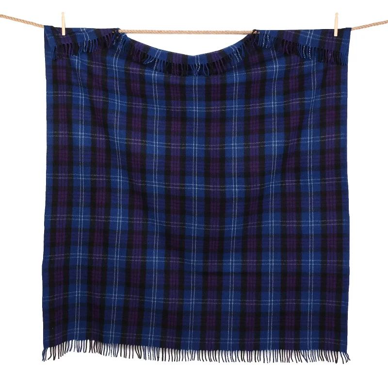 eco friendly wool tartan throw blanket scotland heritage