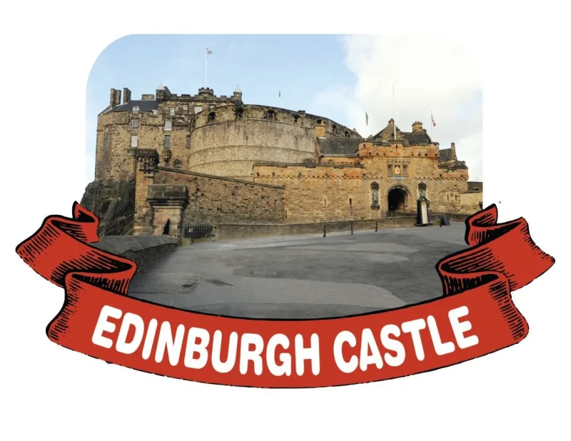 edin castle resin magnets wall decor