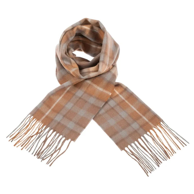 edinburgh 100 lambswool scarf natural buchanan