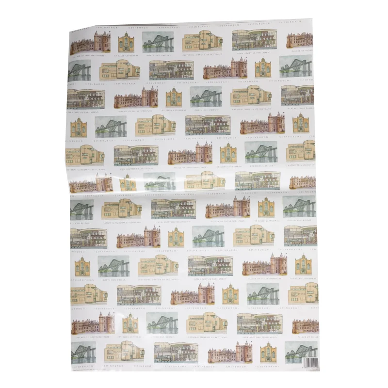 edinburgh 2 piece gift wrap set