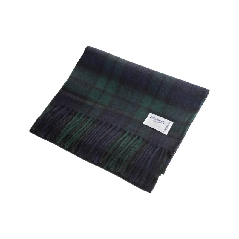 edinburgh black watch lambswool scarf