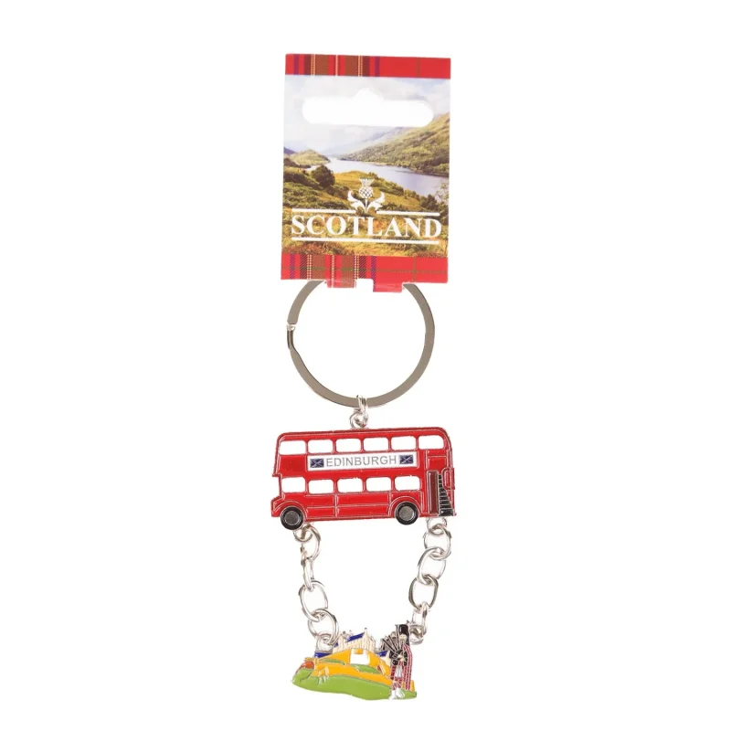 edinburgh bus castle keyring