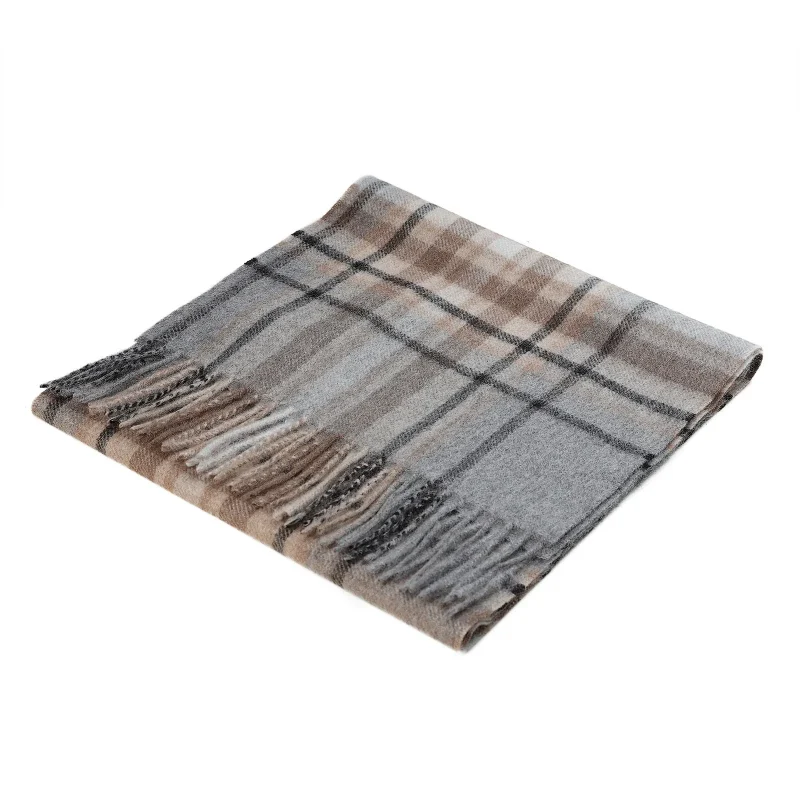 edinburgh cashmere carnival check scarf