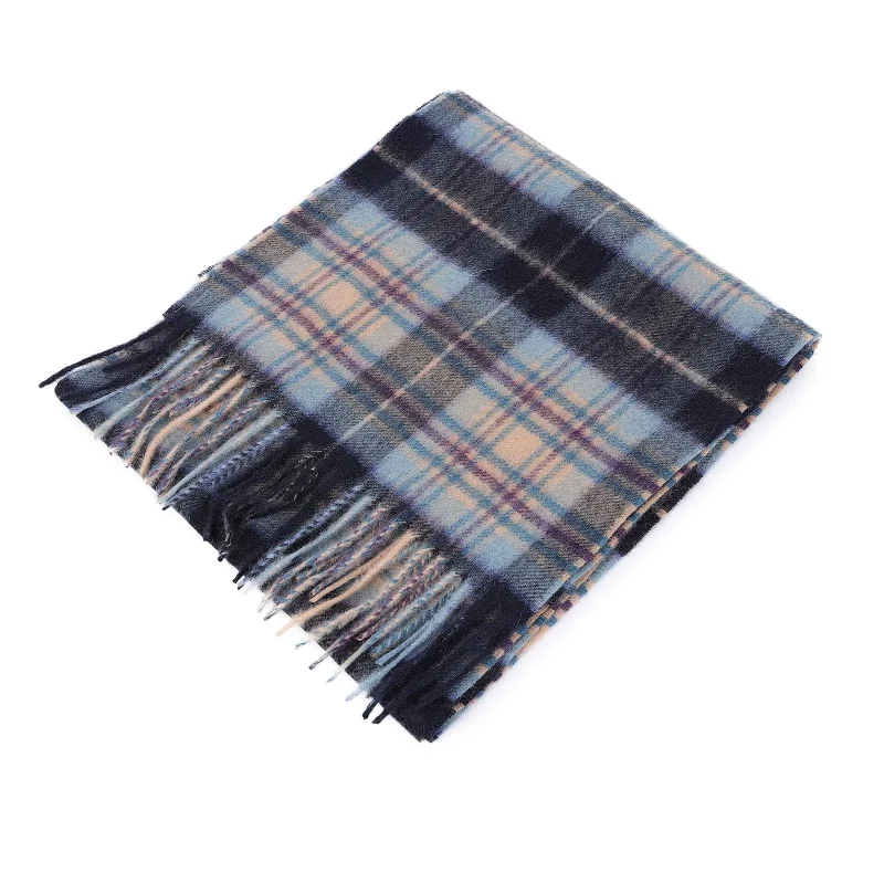 edinburgh cashmere navy mix scarf