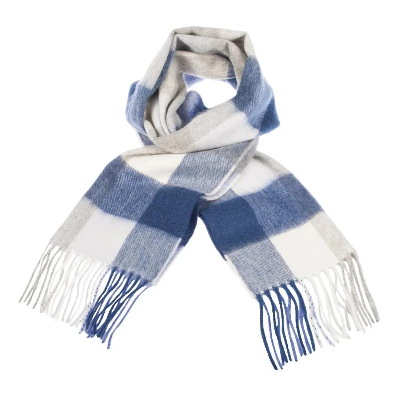 edinburgh cashmere scarf bankfield black spray