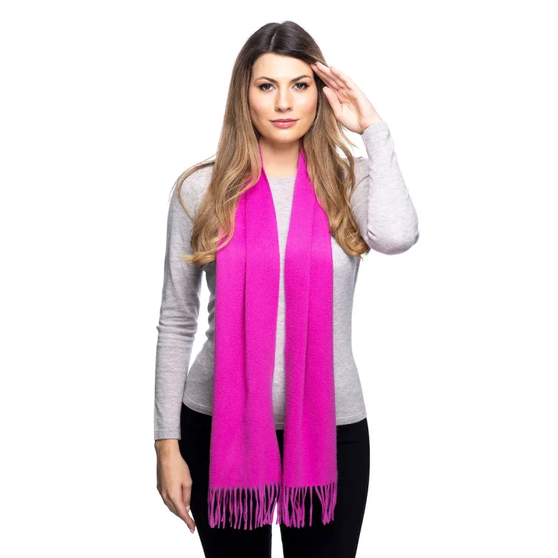 edinburgh cashmere scarf rosebud pink