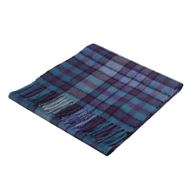 edinburgh cashmere scarf sapphire