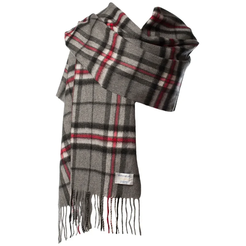 edinburgh cashmere shawl thomson grey