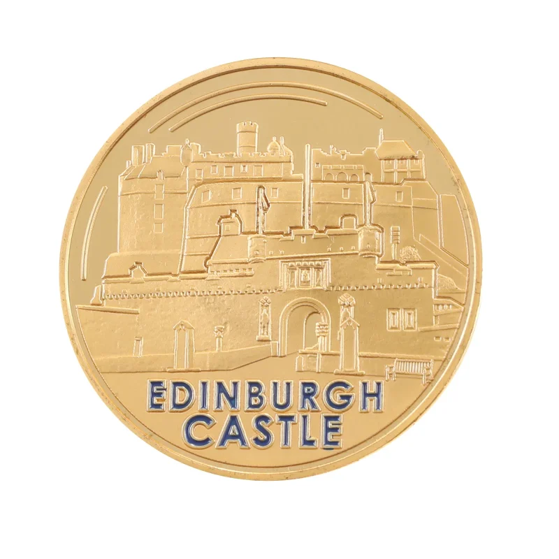 edinburgh castle coin magnet 2014 entrance