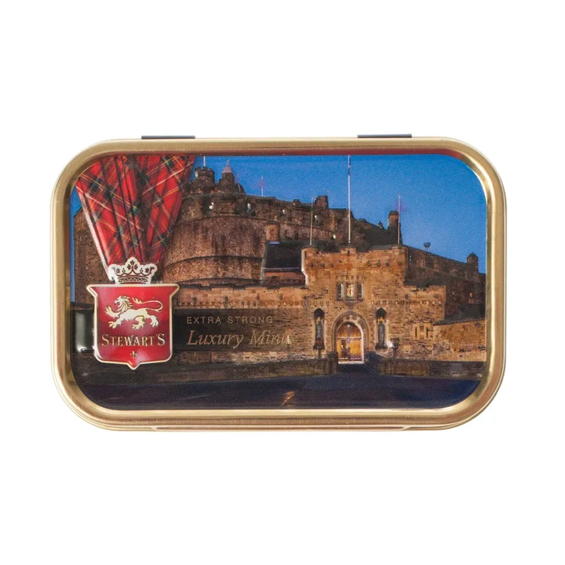 edinburgh castle entrance ticket mint tin