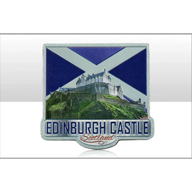 edinburgh castle foil magnet