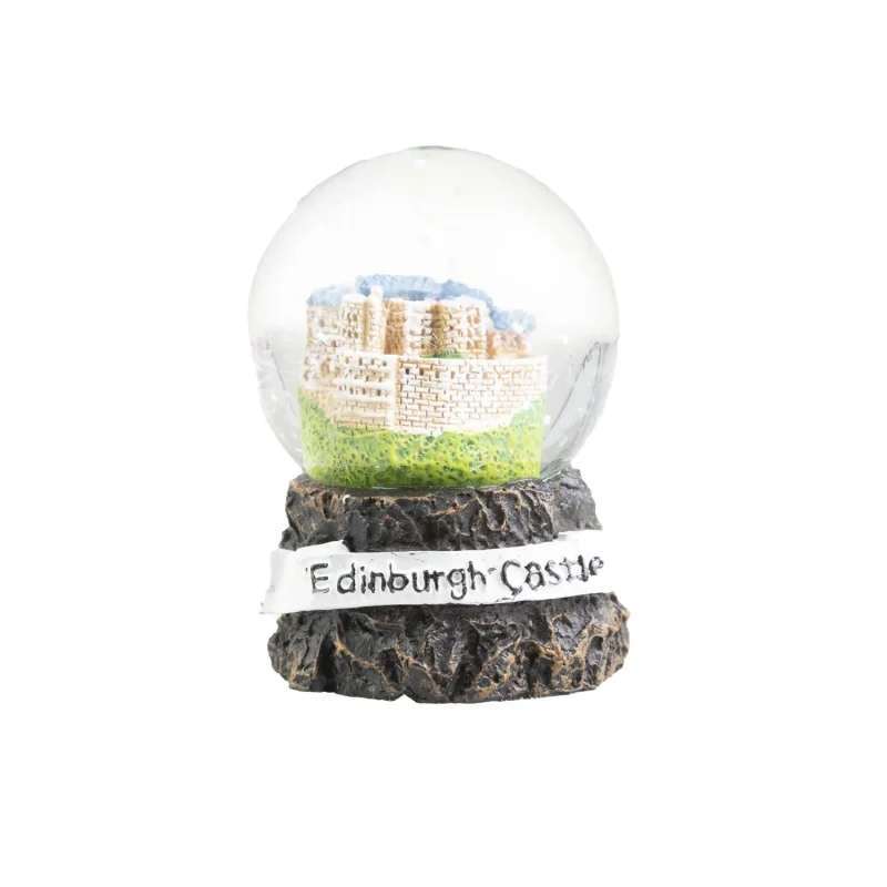 edinburgh castle mini glass waterball