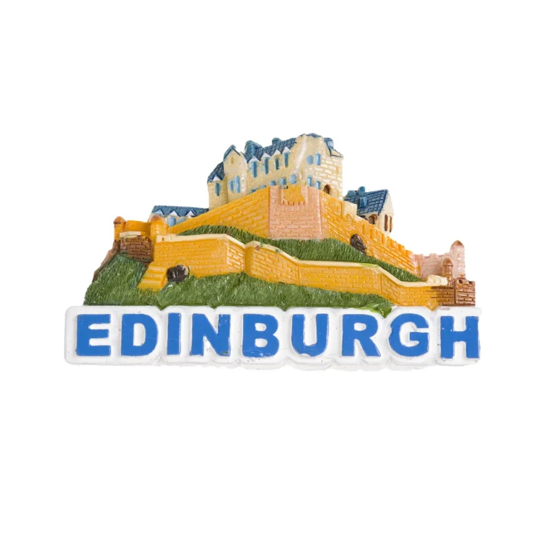 edinburgh castle resin magnet