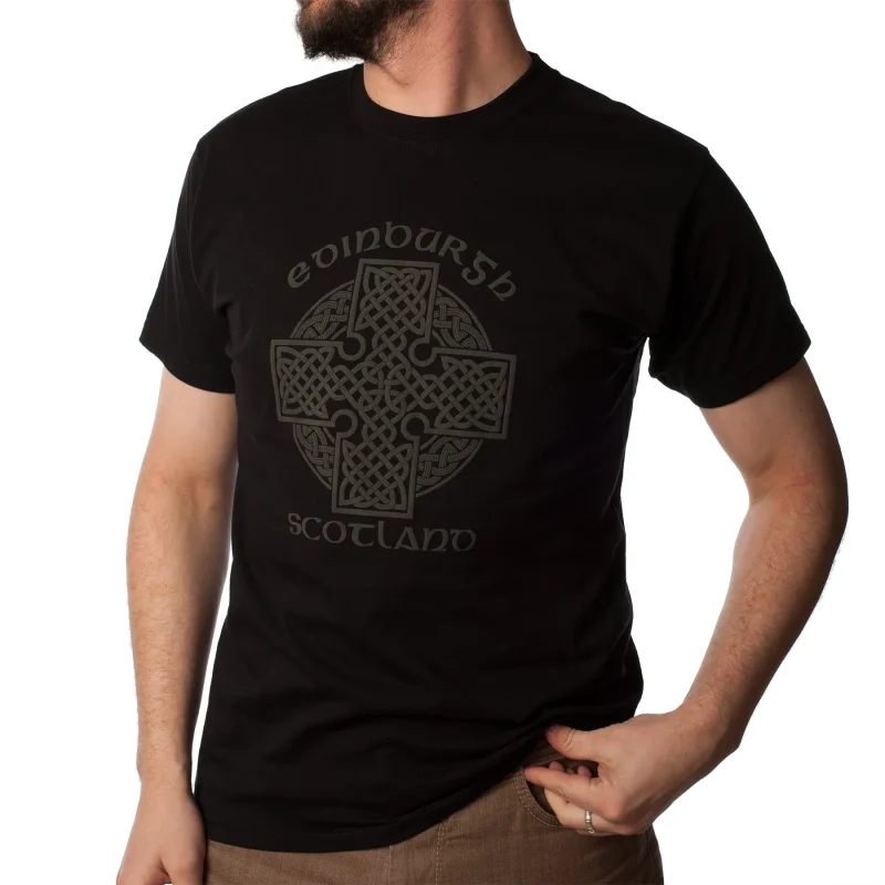 edinburgh celtic cross graphic tee