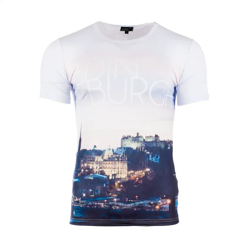 edinburgh cityscape graphic tee