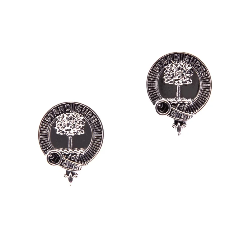 edinburgh clan crest cufflinks