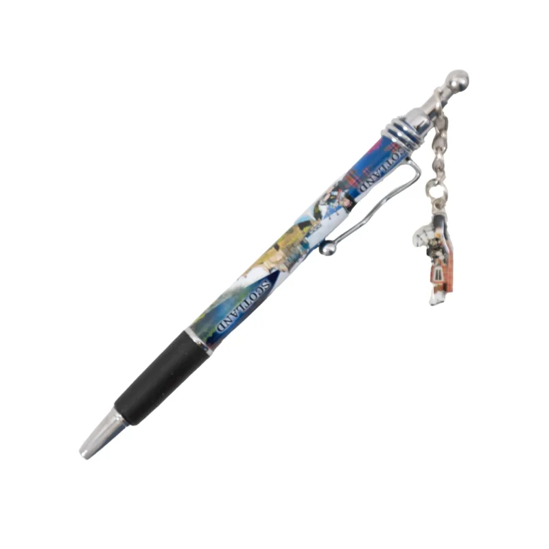 edinburgh coll spiral pen with pendant