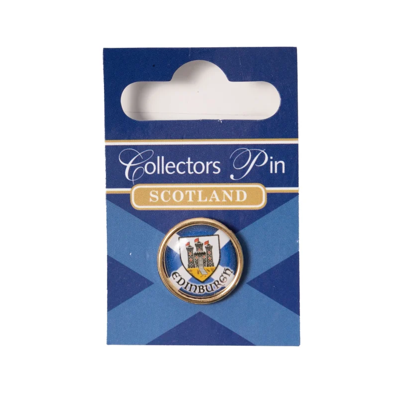 edinburgh crest cameo lapel pin