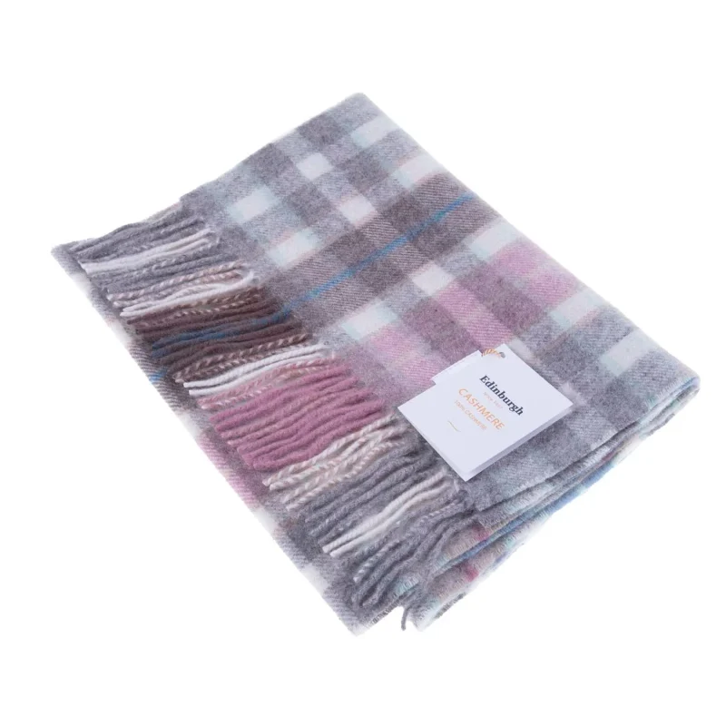 edinburgh grey cashmere scarf buchanan