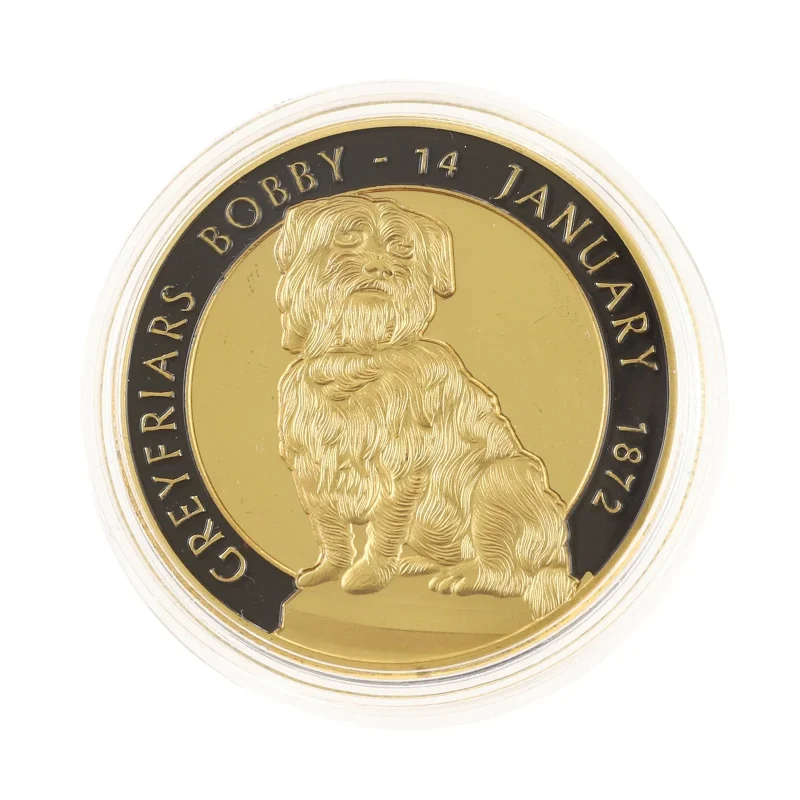 edinburgh greyfriars bobby souvenir coin