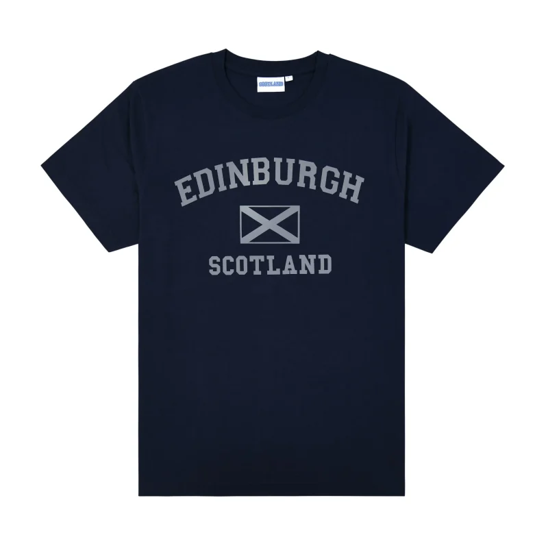 edinburgh harvard reflective graphic tee