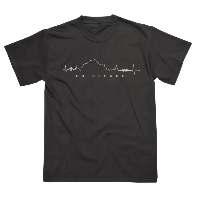 edinburgh heartbeat graphic tee