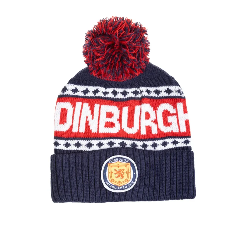 edinburgh knit bobble hat