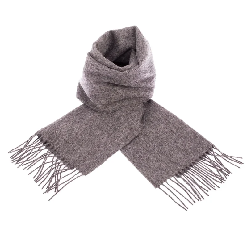 edinburgh lambswool scarf derby grey