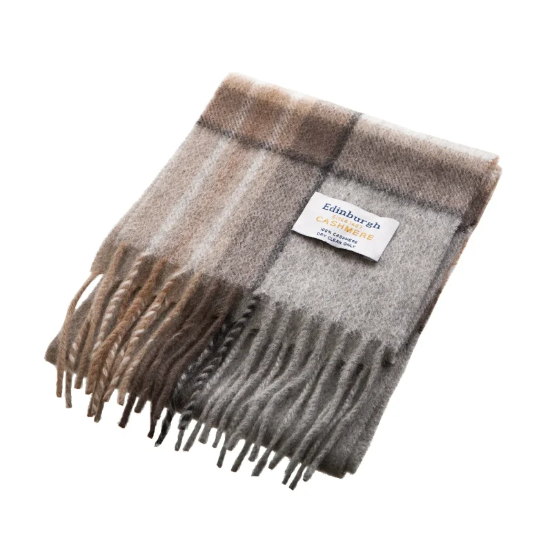 edinburgh mini cashmere scarf mackellar natural