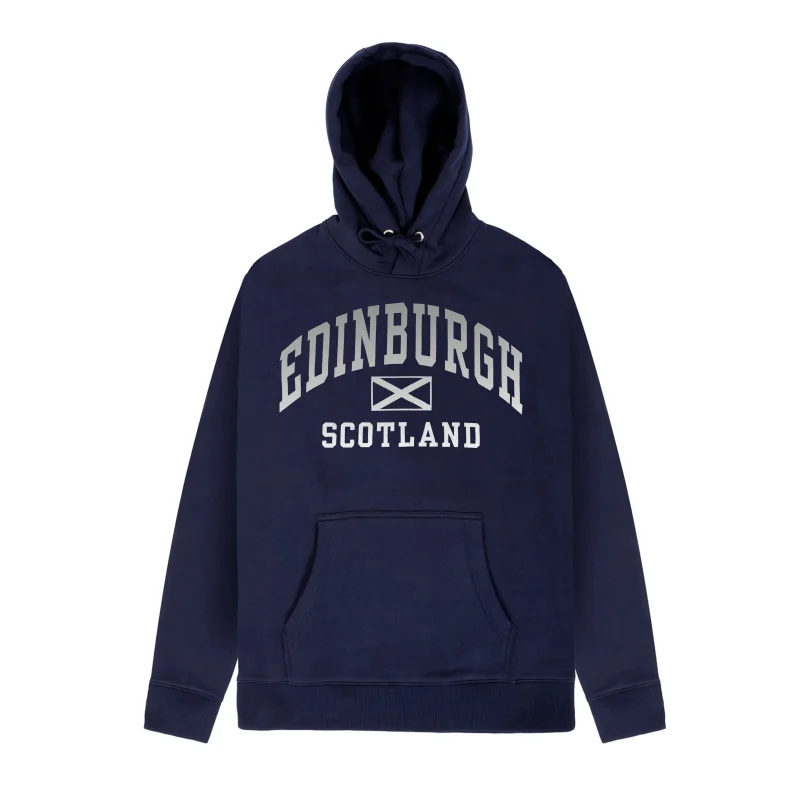 edinburgh reflective navy hoodie for adults scaled