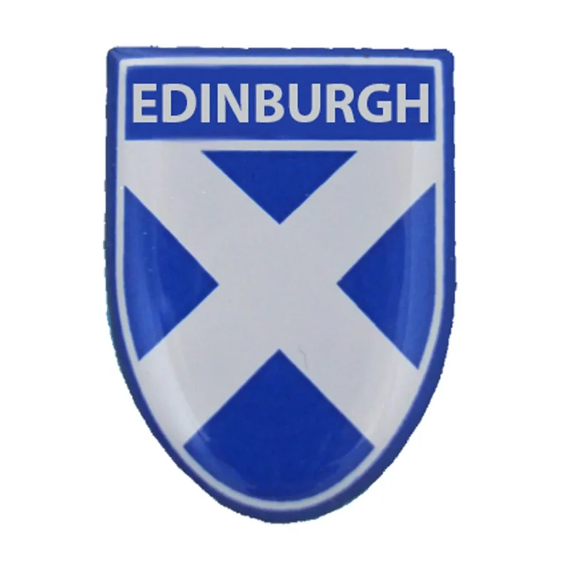 edinburgh saltire shield pin