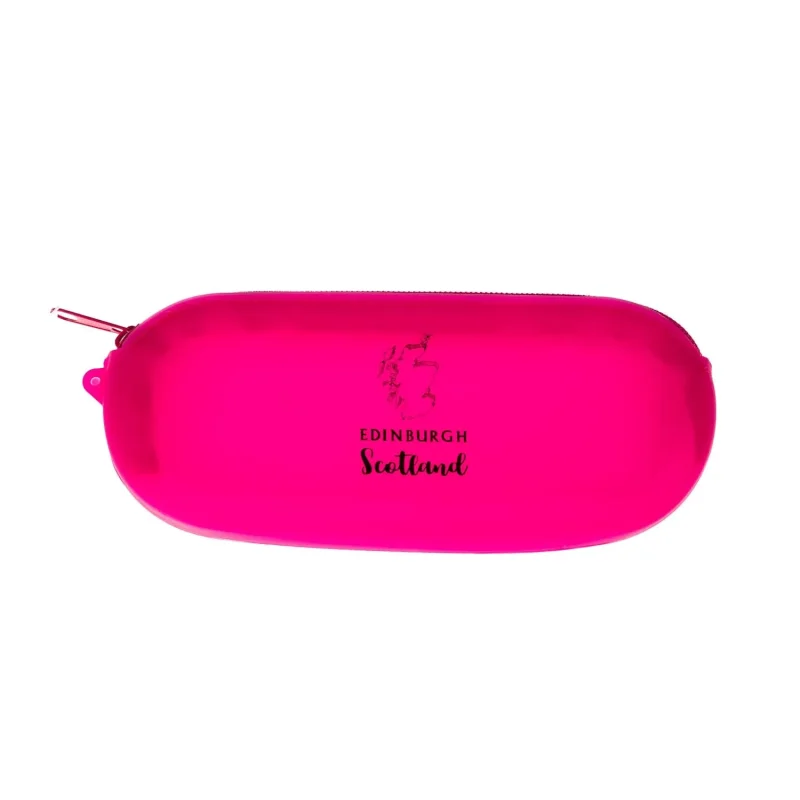 edinburgh scotland coral glasses case