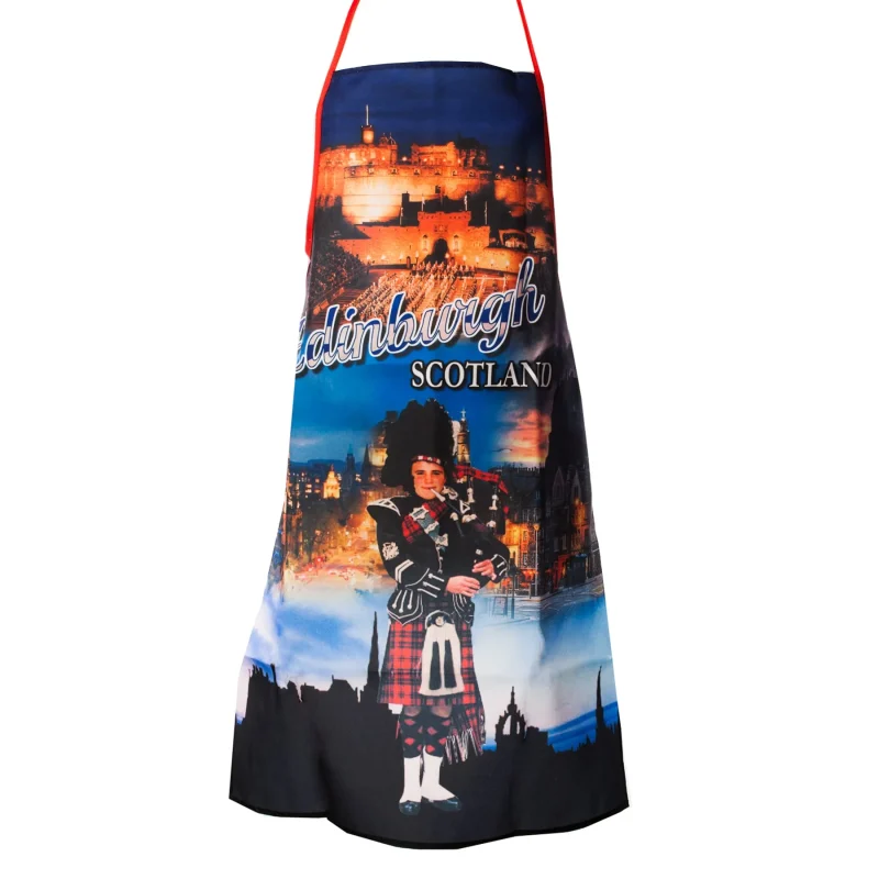 edinburgh scotland piper kitchen apron