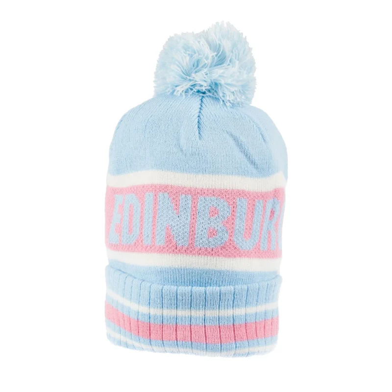 edinburgh ski hatsky blu pink