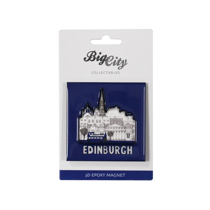 edinburgh skyline 3d magnet