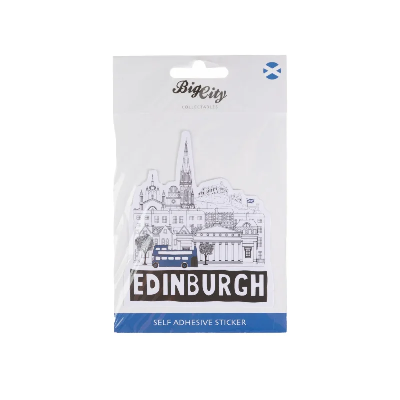 edinburgh skyline big city sticker