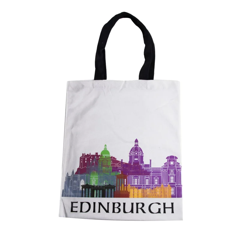 edinburgh skyline eco shopper bag