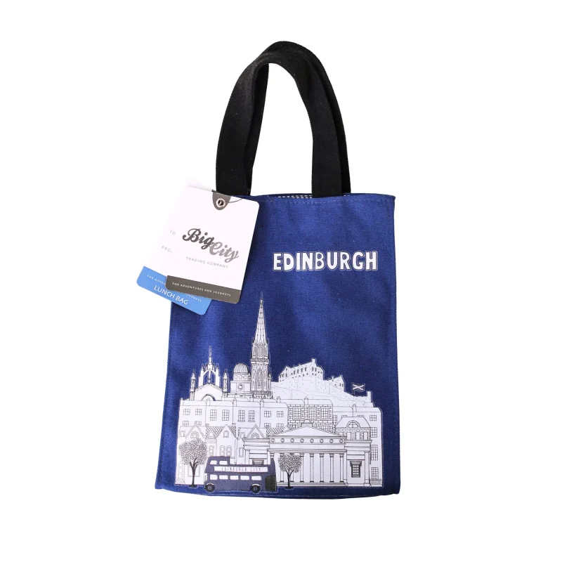 edinburgh skyline lunch bag for city lovers