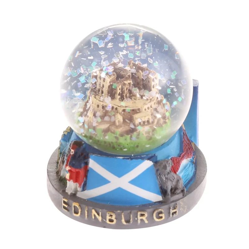 edinburgh snow globe magnet