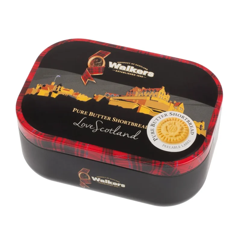 edincastle shortbread tin round biscuits