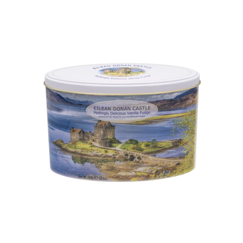 eilean donan vanilla fudge tin treat scaled