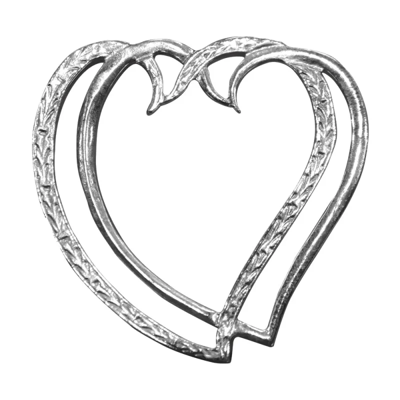 elegant double heart luckenbooth brooch